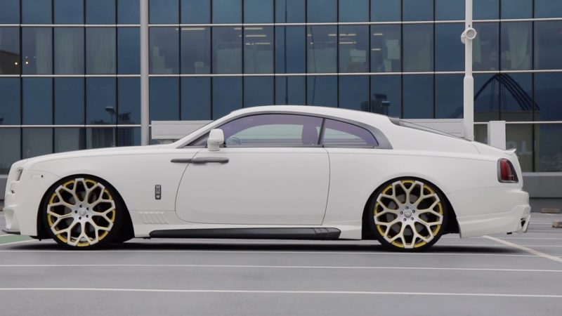 ROLLS ROYCE WRAITH WALD - side white