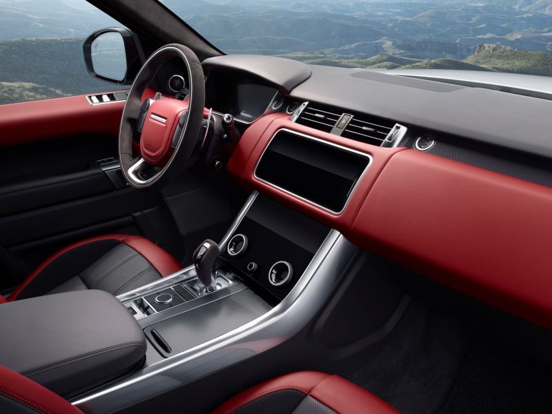 Range Rover Sport red interior
