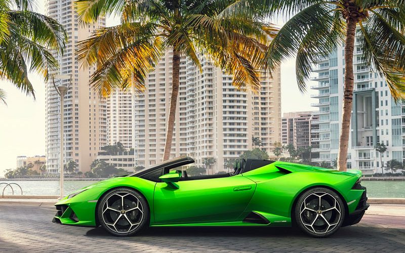 Star Luxury Cars Lamborghini Huracan Evo Spider Los Angeles 2023