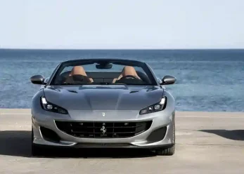 Ferrari grey - Sea background