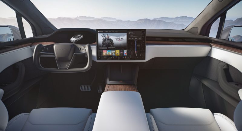 TESLA MODEL X Dashboard