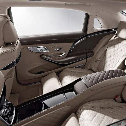 Back of the Mercedes Benz S-Class seat